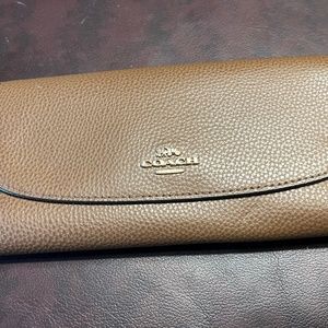 Coach Brown Leather Wallet